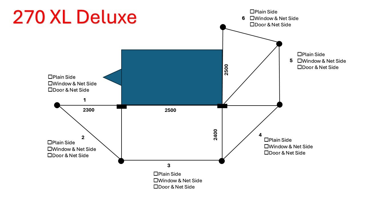 270 XL Deluxe Awning
