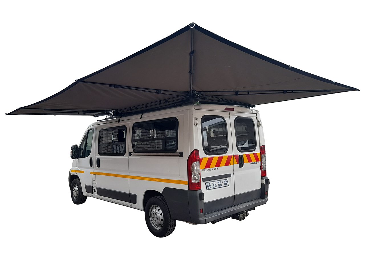 L SHAPE STD AWNING (2.5m, weighs 20kg)